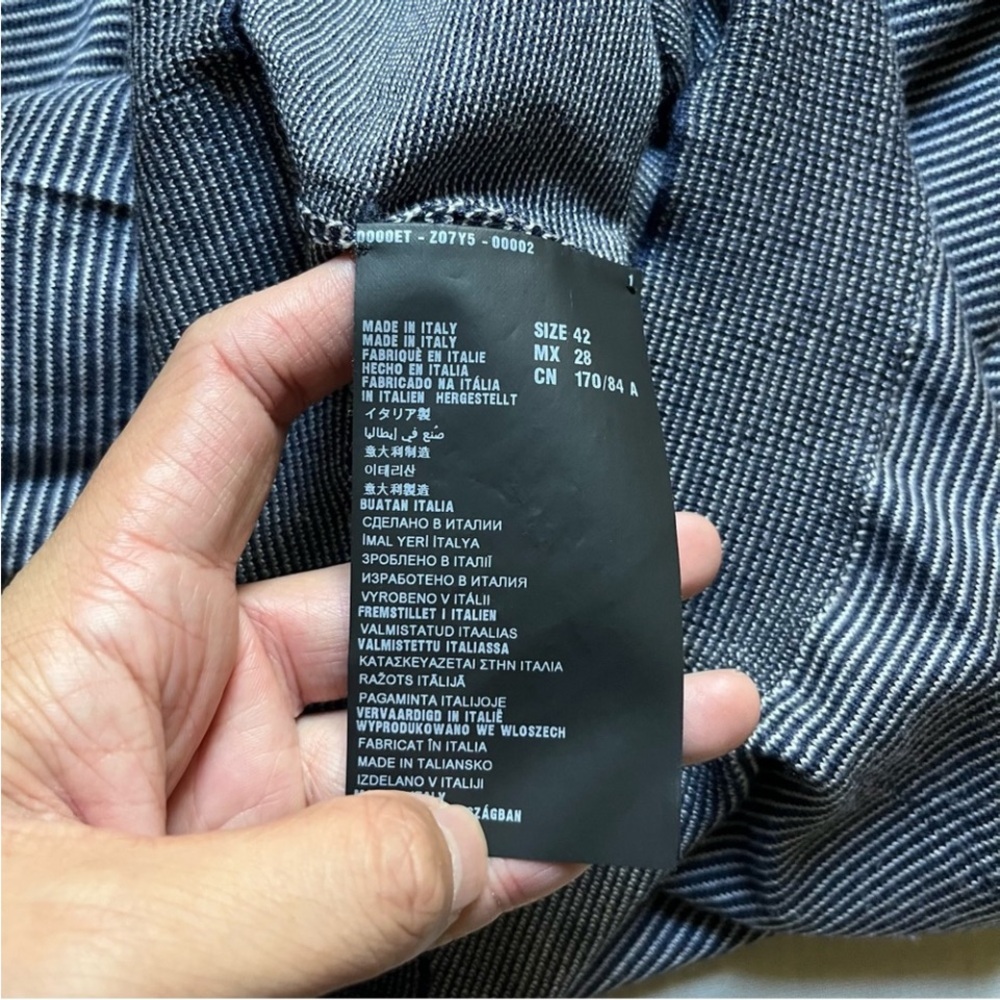 Authentic Prada button up with Polka Dot Scarf - Picture 7 of 11